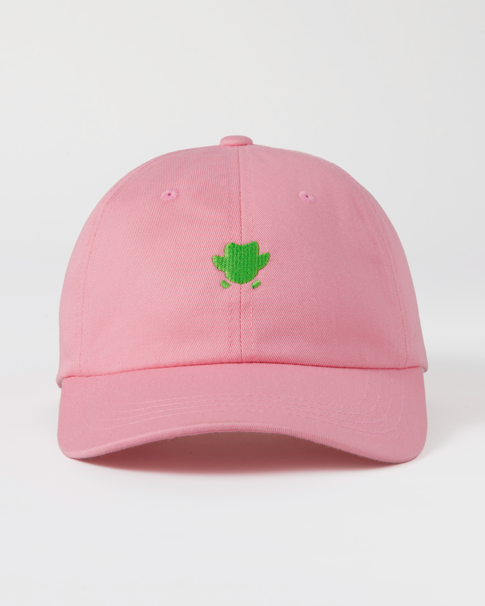 Duolingo Duo Dad Hat - Embroidered Cotton Light Pink Cap