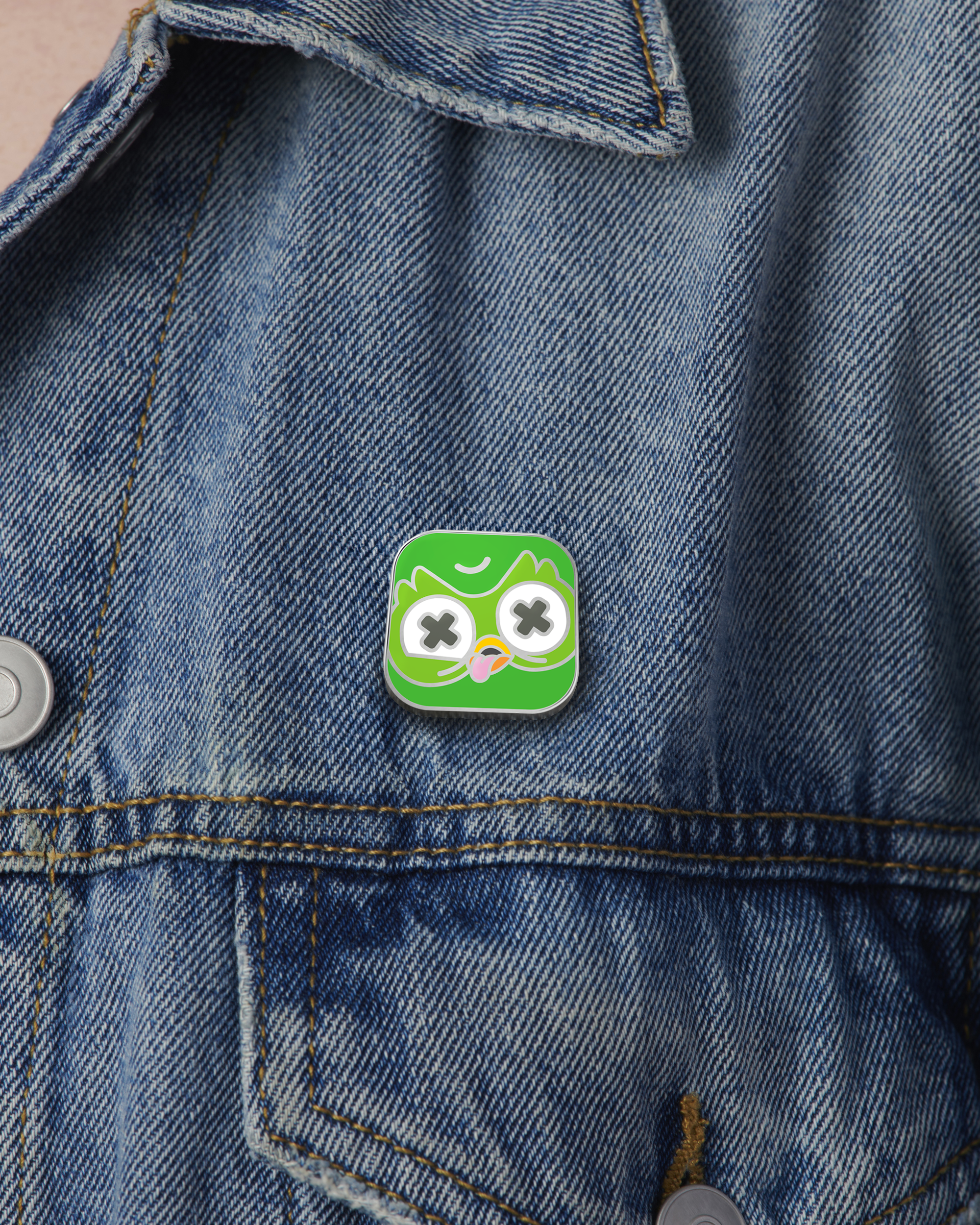 Limited Edition Dead Duo Enamel Pin - 1" Collectible Metal Pin