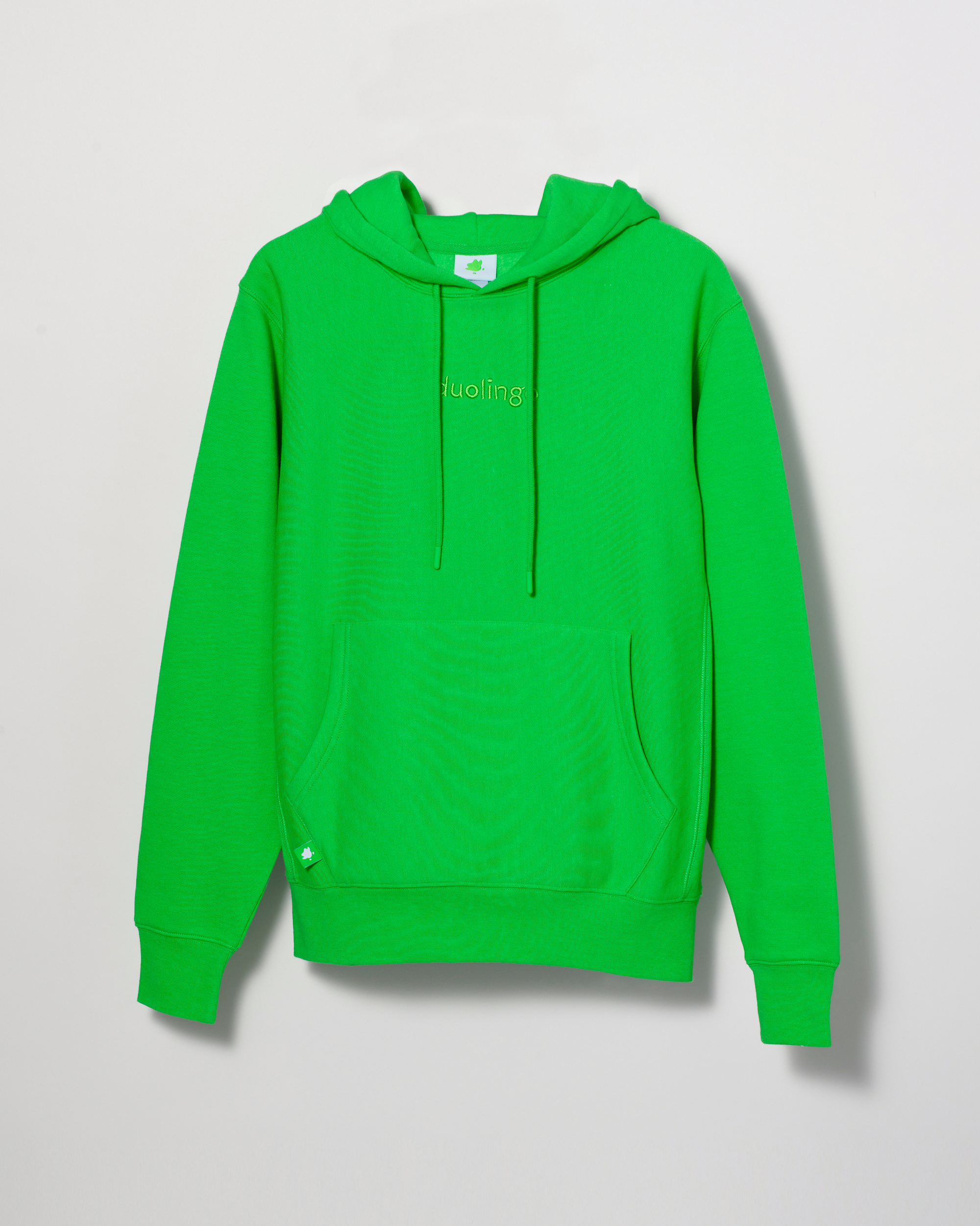 Duolingo Logo Hoodie - Cozy Cotton Blend Sweatshirt