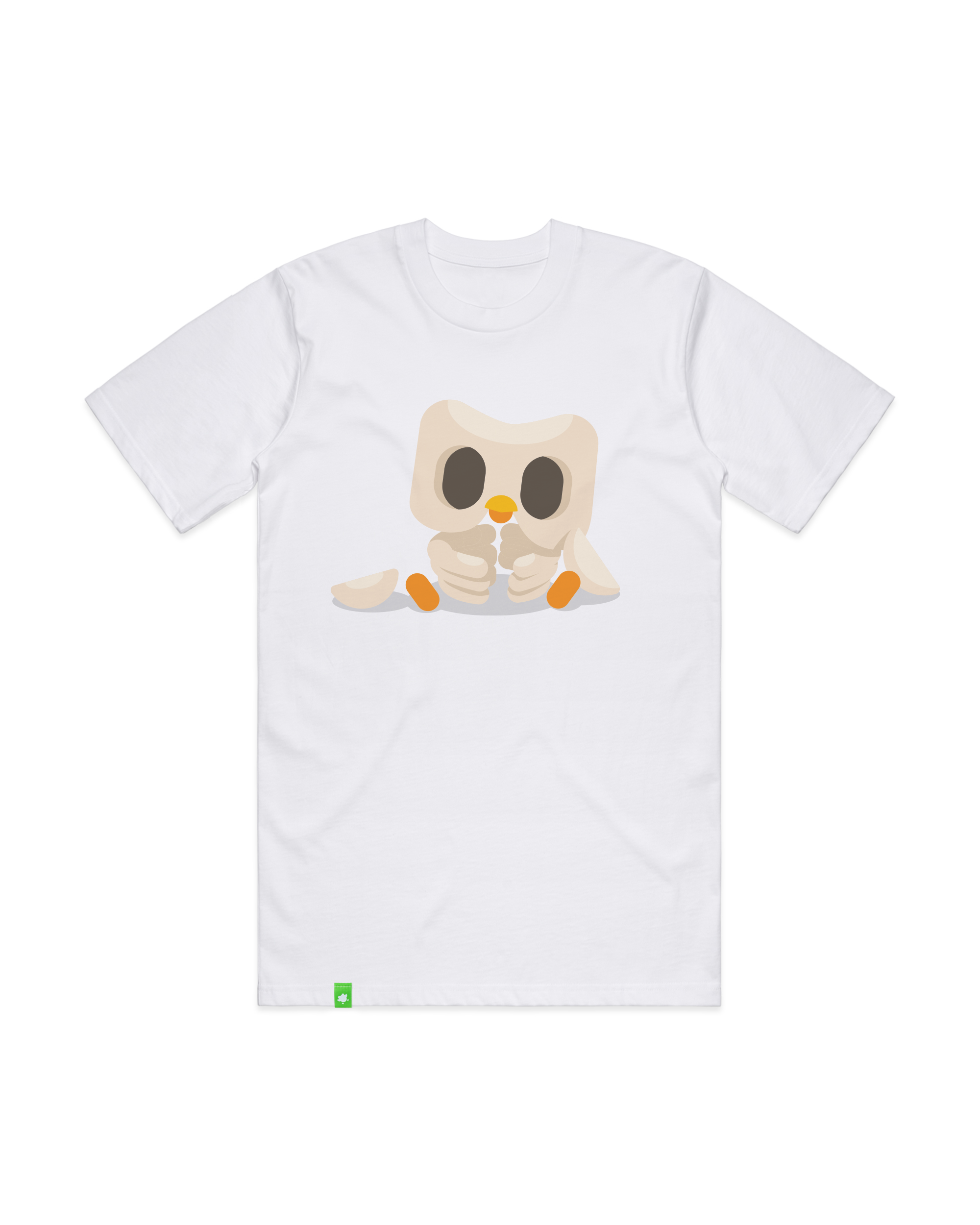 Duo Bones Owl Graphic Oversized Cotton T-Shirt